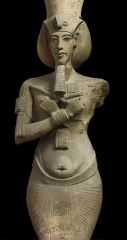 Formal analysis 


Statue of Akhenaton for Karnak


Egypt/ The Armana period 


1,375 B.C.E.


 