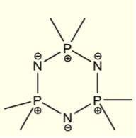 Why is the simple ionic bonding theory for phosphozine bond formation a possibility? What does it assume?