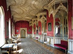 Strawberry Hill
By Horace Walpole
1748
Twickenham
Notable Features: Plaster Fan ceiling
