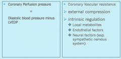 perfusion pressure / resistance