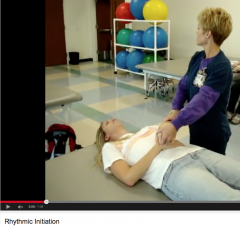 voluntary relaxation followed by passive movement through increasing ROM, followed by active assisted contractions progressing to resisted isotonic contractions
Indications: spasticity, rigidity, hypertonicity, inability to initiate movement (apra...