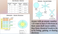 Electron Shells: Each electron shell has a specific number of [ORBITALS].