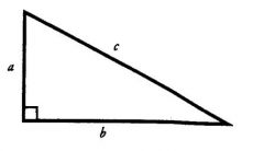 A right triangle is a triangle with one right angle
(90°).