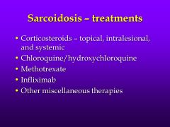 SARCOIDOSIS UNTIL PROVEN OTHERWISE!!
