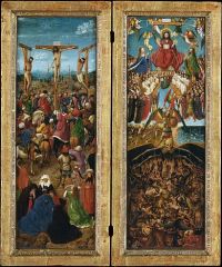 Crucifixion and Last Judgment

diptych by Hubert van Eyck