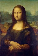 The Mona Lisa was painted by the Leonardo Da Vinci, the famous Italian artist, between 1504 and 1519, 
and is a half body commission for a woman named Lisa Gherardini.

The Mona Lisa is an oil painting, with a cottonwood panel as the surface. 

It is