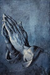 Albrecht Durer (1471-1528) was an important Northern Renaissance man from Germany. 
He was prominent in painting, printmaking, mathematics, engraving, and theory.

Praying Hands by Albrecht Dürer is a famous ink and pencil drawing created in the early 