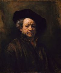 Self-Portrait (Altman) by Rembrandt van Rijn.

Artist:	Rembrandt
Year:	1660
Medium:	Oil on canvas

Rembrandt’s artworks gave way to what historians refer to as the Dutch Golden Age.
 Rembrandt was an excellent painter and etcher, one of the greates