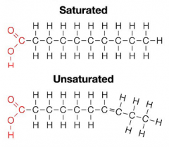  UnSaturated                   and 
  Saturated
Fatty Acid 