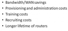 These all help reduce OPEX and WAN costs for Cisco Routers how much?