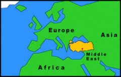 What Neolithic settlement is pictured on this map?
