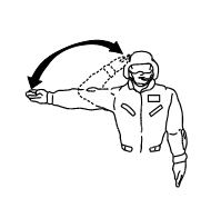 


What
is the meaning of the direct deployment hand signal shown?


 


