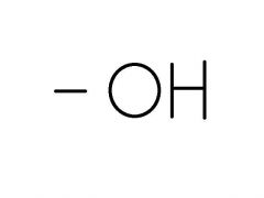 - alcohols 
- forms hydrogen bonds w/ water
- helps dissolve organic compounds like sugar