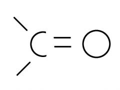 - Ketones (only when with a carbon skeleton)
- Aldehydes (only if at the end of carbon skeleton)