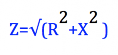 Where 

Z = Impedance

R = Resistance

X = Reactance