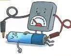 Leg uit wat de tekening betekent i.v.m. veilig omgaan met batterijen.