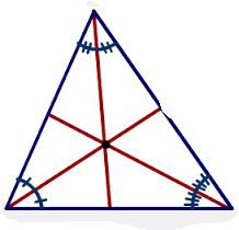 The segments (red lines) that split an angle into two congruent parts are called _______________