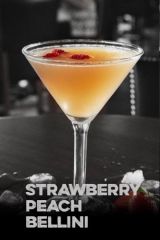 Strawberry Peach Martini
