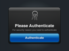 To authenticate