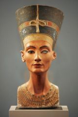 Formal Analysis: Neferiti, Egypt / Armana Period, 1,360 BCE, painted limestone
 
Content:
-painted limestone bust
-very decorative--paint
-represents Egyptian culture
-female
-humanistic
-armana period
-royal dignified look
-queen
-a queens crown
...