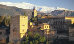 #65
Alhambra Palace
-Granada, Spain/ Nasrid Dynasty
- 1354-1391 CE
 
Content:
- named for rose colored stone
- 23 towers
- massive palace
- spain