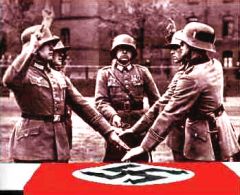Nazismo
 Es una doctrina política  de carácter totalitario, nacionalista y expansionista , ademas de antisemita y racista que fue impulsada por Adolfo Hitler después de la Primera Guerra Mundial.
 
REFERENCIAS
-. (-). Significado de Nazismo. 26...
