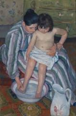 - American painter
- Private world of women and children (tender moments)
- Influenced by photography and Chinese prints