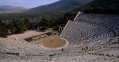 The Amphitheater at Epidaurus in Greece