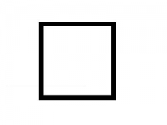 Divide this square into 4 equal parts. Each part has an area that is ______ the area of the entire square.
