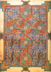 #55


Lindisfarne Gospels


Cross carpet Page


Early Medieval Europe (Hiberno Saxon)


700 C.E.


_____________________


Content: This is the carpet page of St. Matthew, designed with incredible detail, sophisticated pattern and color. Among the...