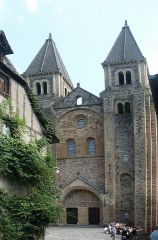 #58


Church of Sainte-Foy


Conques, France


Romanesque Europe


Church: c. 1050 - 1130 C.E.


_____________________


Content: This is a Romanesque church in France with a detailed westwork, two distinct towers, a domed transept, radiating chap...