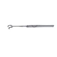 Giles Skin Hook
Category: Retracting/Viewing
Usage: used for holding back the edges of skin during intranasal and pharyngeal procedures. 
