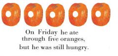 five oranges