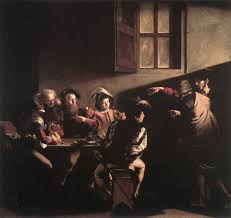 #85
Calling of Saint Matthew
- Caravaggio
- c. 1597-1601
 
Content:
- depicting Christian scene
- oil on canvas
- 11 X 11
- saint called by jesus to do gods work
- grace of god
- symbolism
- Levi who becomes st Matthew