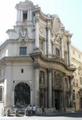 #88
San Carlo alle Quattro Fontane
- Rome, Italy/ Francesco Borromini (architect)
- 1638-1646 CE
 
Content:
- private residence
- southern baroque
- 3 stories
- classical elements
- organic
- horizontal plaster
- undulated surface
- combined chape...