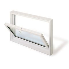 Window that  is hinged at the bottom and opens into the room