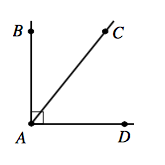 In the figure shown below, the measure of ∠BAC is(x + 20)° and the measure of ∠BAD is 90°. What is the 																					measure of ∠CAD?


F)  (x − 70)°
G) (70 − x)°
H) (70 + x)° 
J) (160 − x)°
K)  (160 + x)°  