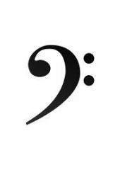 bass clef sign