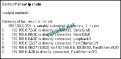Refer to the exhibit. A technician needs to add a new loopback interface to test routing functionality and network design. The technician enters the following set of commands on the router:

Sanford(config)# interface loopback1

Sanford(config-if)# ip