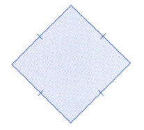 a quadrilateral with four equal sides.
