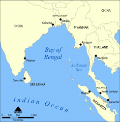 Indian Ocean and Bay of Bengal