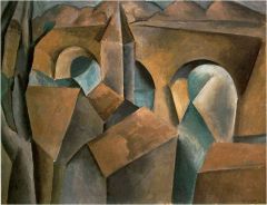 What artistic movement of the early 20th century sought to organize the picture with geometric shapes and the predominance of the form?