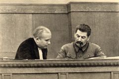 Who succeeded Stalin as head of the Soviet Union and proclaimed peaceful coexistence with the United States?