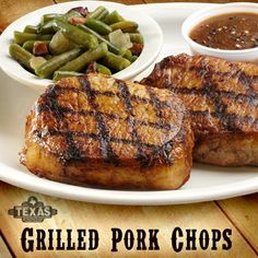*Two 7-8 oz center cut pork chops lightly seasoned and grilled to perfection.
Garnish: 
*3 oz of Peppercorn Sauce
*Served in Large Warm Oval