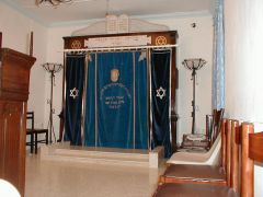 The focal point of the synagogue, containing Torah Scrolls.