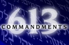 Commandment. There are 613 mitzvot