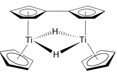 Ti does not like being in a (+2) oxidation state and so performs oxidative addition to one of the CH bonds of the ring which is then followed by reductive elminiation with a C-C bond being formed giving a 'fulvalene' complex. 