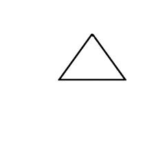 Draw a line of symmetry on this figure.