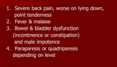 What could all these signs and symptoms be used to make a CLINICAL diagnosis of?