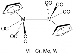 Adding or losing an electron is possible to give an ion, or dimerising to make Cp2Fe2(CO)4 with a metal metal bond.